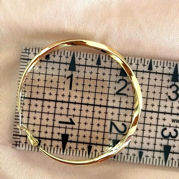 COPY - Big Round Hoop Earrings - Picture 4 of 4